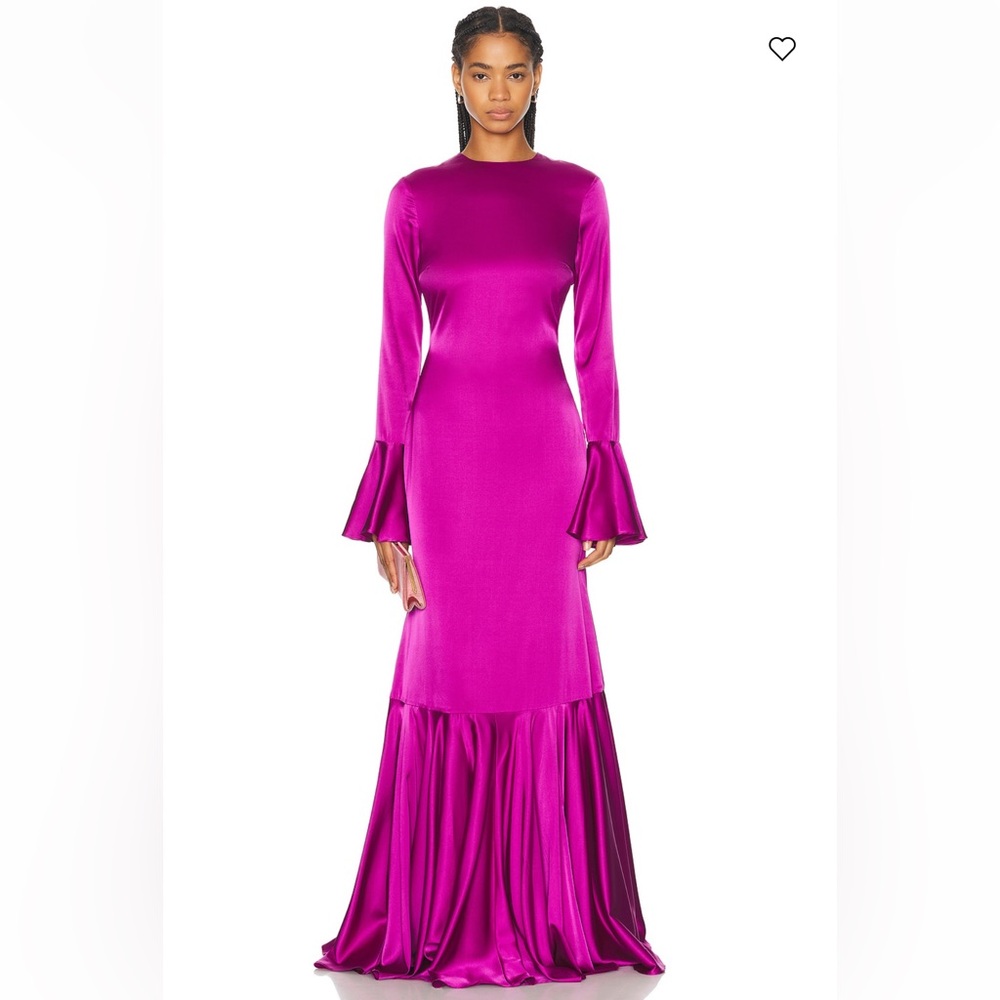 CAROLINE CONSTAS Silk Blend Allonia Gown - Picture 2 of 14